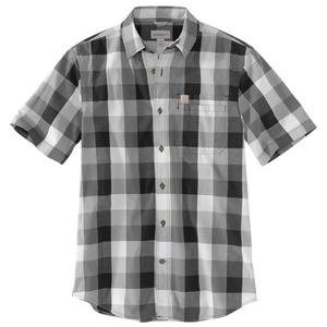 Carhartt Men's Essential Plaid Open Collar Short Sleeve Shirt 103551